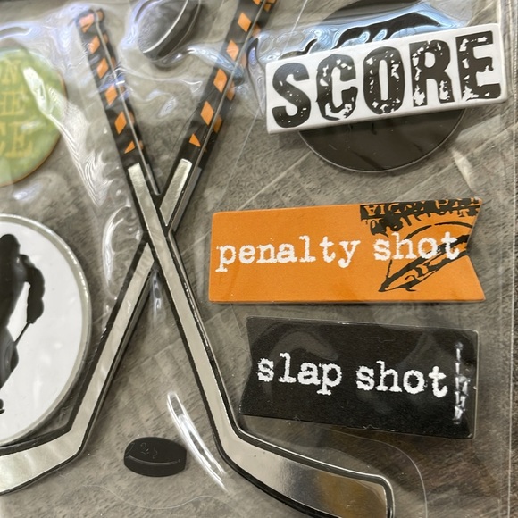NWT 6 Hockey Themed Sticker Packages - Variety of Sizes and Styles! - Picture 12 of 17